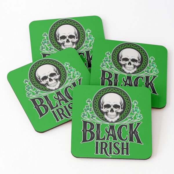 Item preview, GOTH BLACK IRISH with Skull for St Patricks Day designed and sold by Greenbaby.