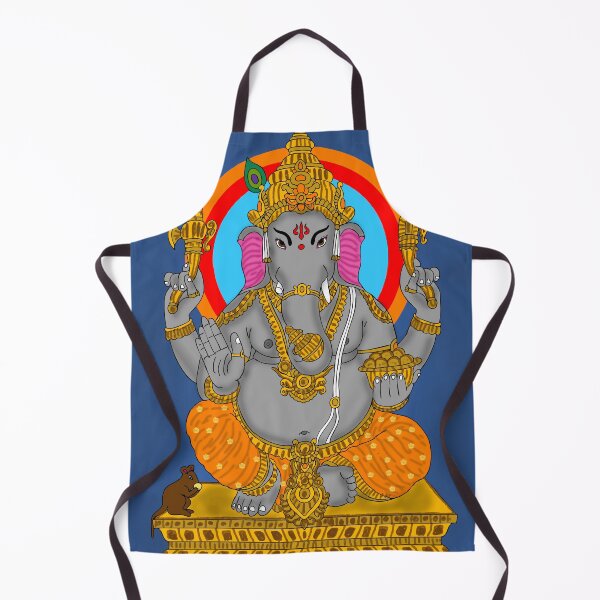 Item preview, Lord Ganesha Spiritual Art Design – Divine Hindu Deity Illustration designed and sold by Harshit_Digital_Arts.