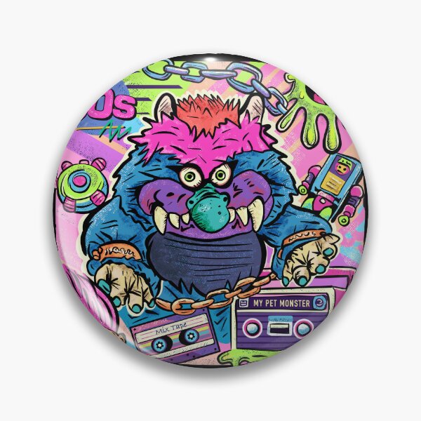 Item preview, Retro 90s Toy Design - Bold Neon Nostalgia designed and sold by ArtbyPriscilla.
