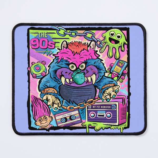Item preview, Retro 90s Toy Design - Bold Neon Nostalgia designed and sold by ArtbyPriscilla.