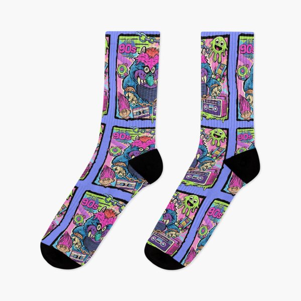 Item preview, Retro 90s Toy Design - Bold Neon Nostalgia designed and sold by ArtbyPriscilla.