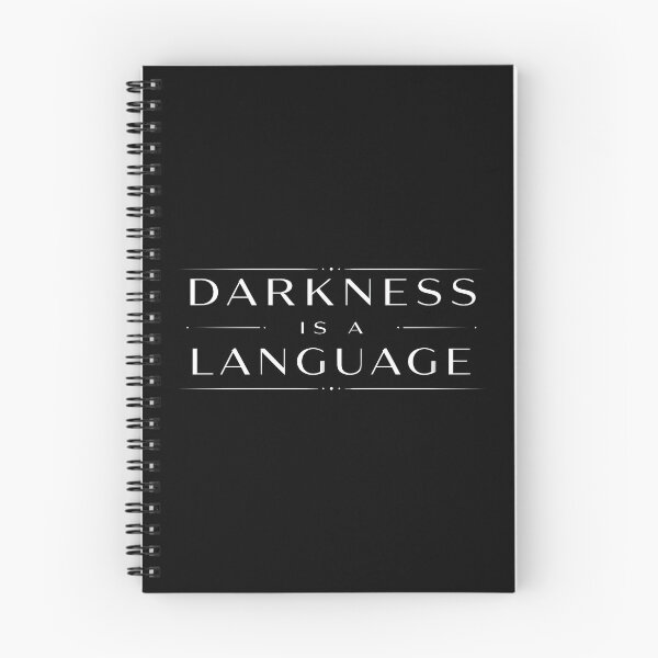 Item preview, Darkness Is a Language – Gothic Music Inspired Design designed and sold by natzeroART.