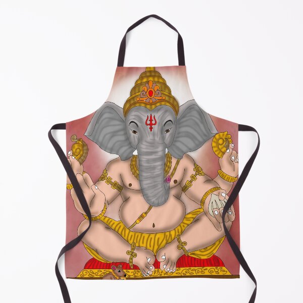 Item preview, Lord Ganesha Sacred Artwork – Indian Mythology God Design designed and sold by Harshit_Digital_Arts.