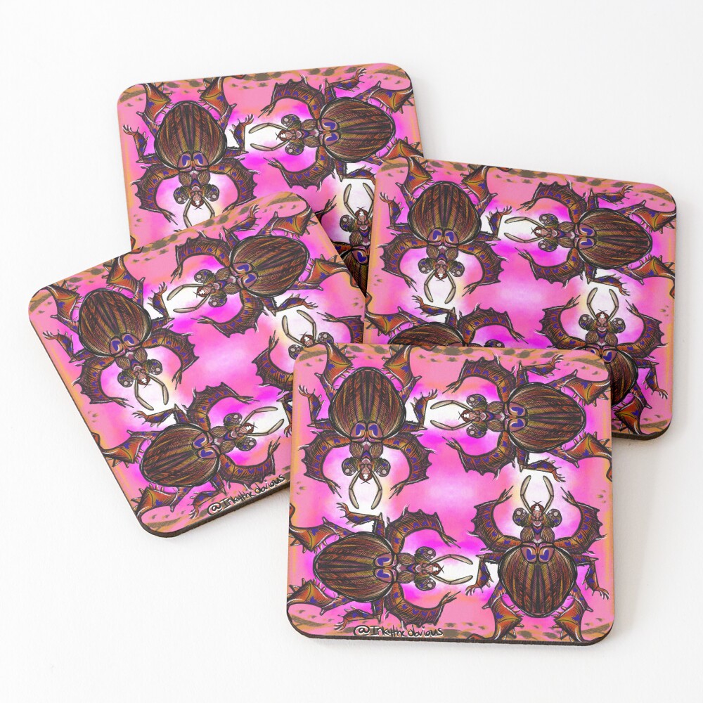 Item preview, Coasters (Set of 4) designed and sold by Inkytheobvious.
