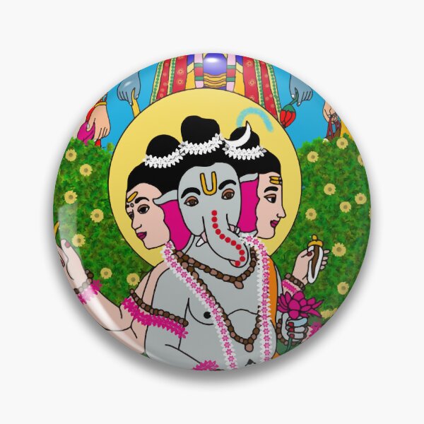 Item preview, Lord Ganesha Elegant Design – Divine Hindu Spiritual Illustration designed and sold by Harshit_Digital_Arts.