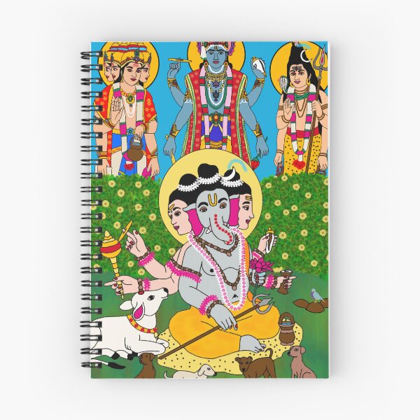 Item preview, Lord Ganesha Elegant Design – Divine Hindu Spiritual Illustration designed and sold by Harshit_Digital_Arts.