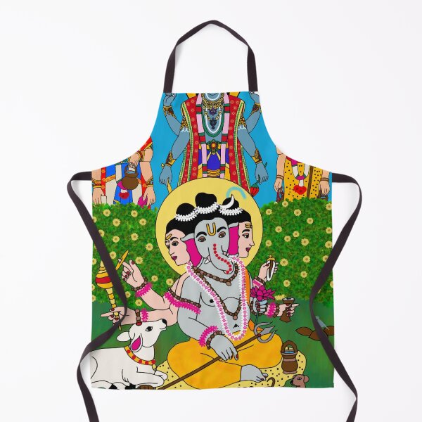Item preview, Lord Ganesha Elegant Design – Divine Hindu Spiritual Illustration designed and sold by Harshit_Digital_Arts.