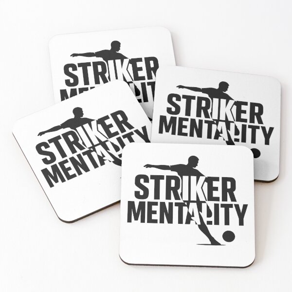 Item preview, Striker Mentality Soccer Motivation Shirt designed and sold by BuiltFor90.