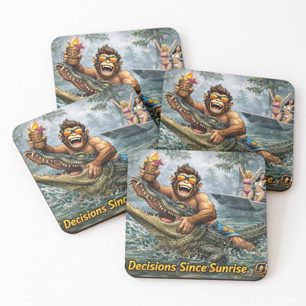 Item preview, Swamp Mayhem Gator Wrestler – Vintage Florida Chaos Art designed and sold by 131Mayhem.