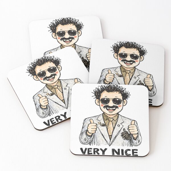 Item preview, Very Nice Mustache Guy Illustration designed and sold by Very Nice Studio.