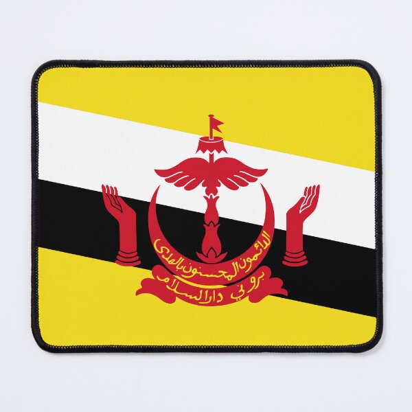 Item preview, Brunei National Flag - Abode of Peace & Southeast Asian Heritage designed and sold by NTGUILTY.