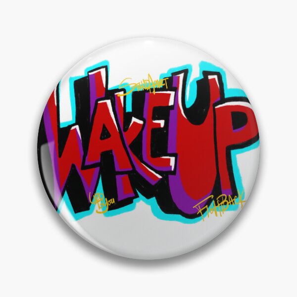 Item preview, Wake Up Graffiti Message designed and sold by DigitEclectic.