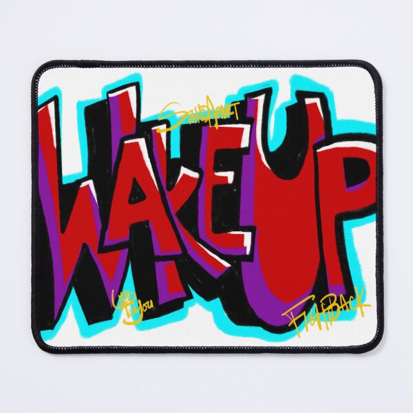 Item preview, Wake Up Graffiti Message designed and sold by DigitEclectic.