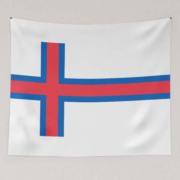 Item preview, Faroe Islands Flag - Merkið Pride & Nordic Atlantic Heritage designed and sold by NTGUILTY.