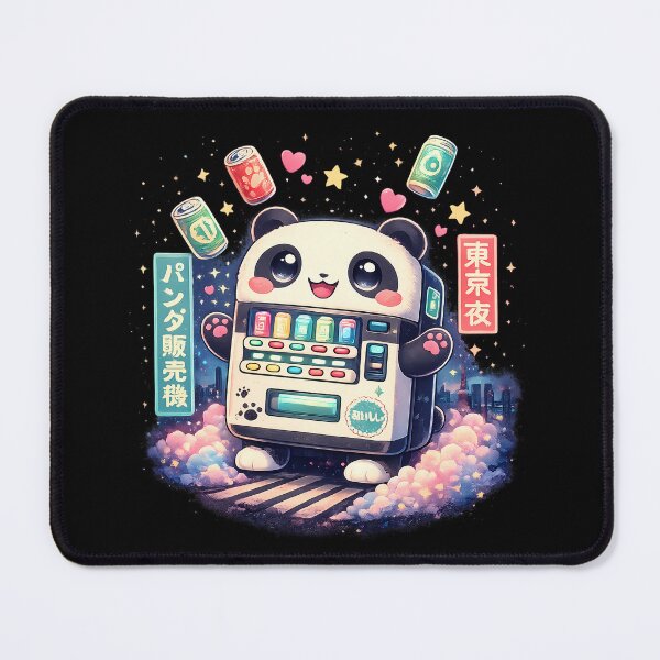 Item preview, Kawaii Panda Vending Machine Tokyo Night Cute Japan Mascot Anime Style designed and sold by VaporTokyo.