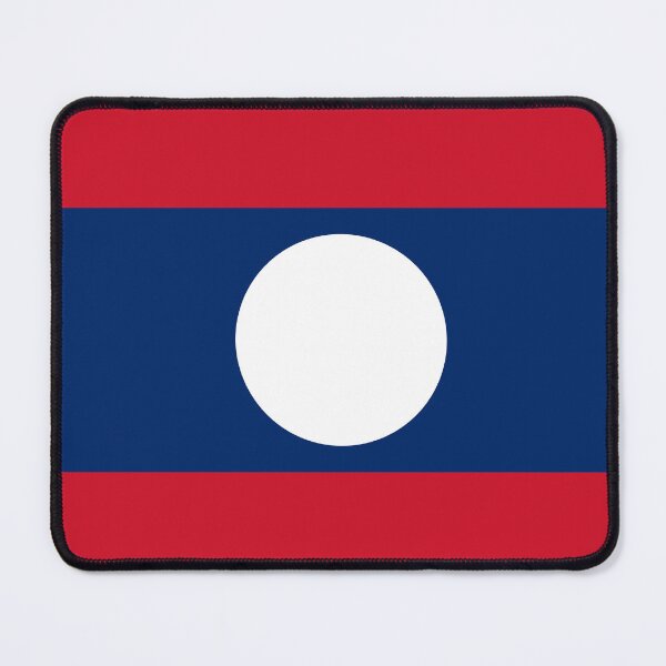Item preview, Laos National Flag - Lao Pride & Southeast Asian Heritage designed and sold by NTGUILTY.