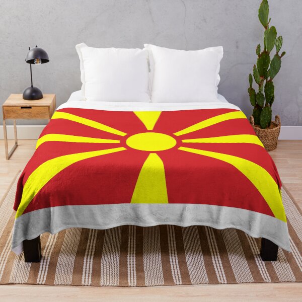 Item preview, North Macedonia Flag - Sun of Liberty & Balkan Heritage designed and sold by NTGUILTY.