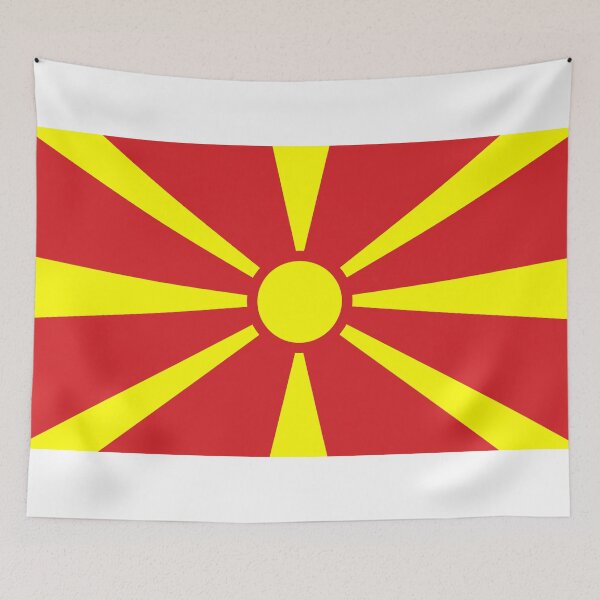 Item preview, North Macedonia Flag - Sun of Liberty & Balkan Heritage designed and sold by NTGUILTY.