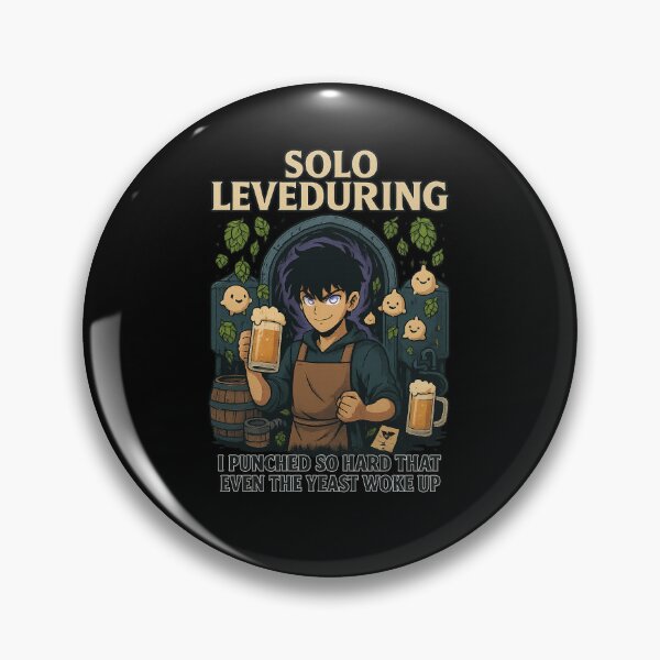 Item preview, Solo Leveduring – Anime Beer Brewing Shirt | Craft Beer Geek & Yeast Humor Design designed and sold by Hop in the Veins.
