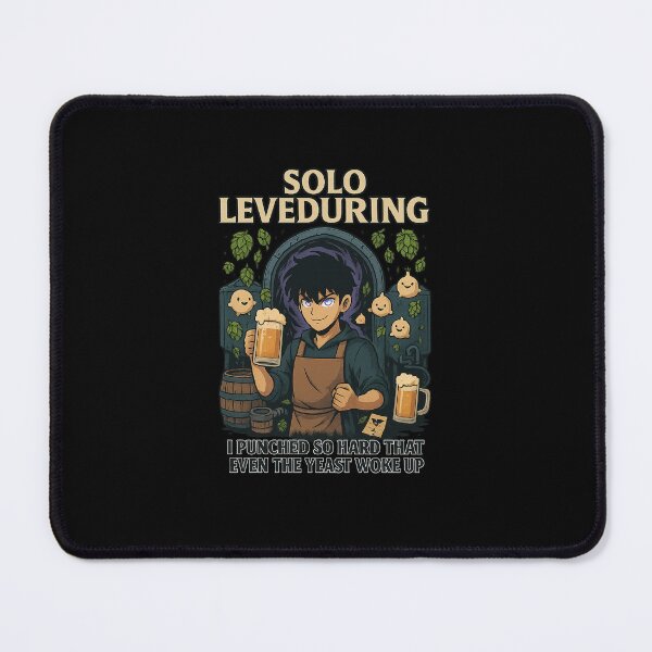 Item preview, Solo Leveduring – Anime Beer Brewing Shirt | Craft Beer Geek & Yeast Humor Design designed and sold by Hop in the Veins.