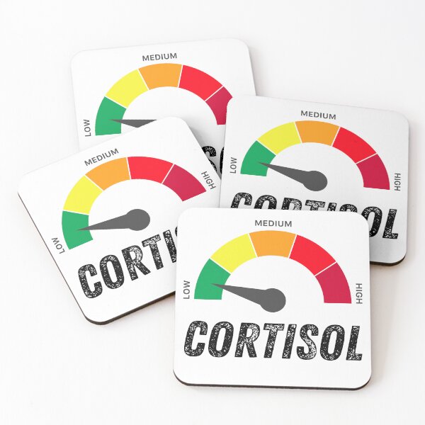 Item preview, Vintage Low Cortisol Meter Graphic - Retro Stress Level Gauge - Minimalist Health Humor designed and sold by axiksa10.