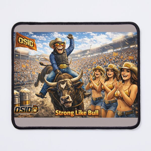 Item preview, Strong Like Bull – OSID Rodeo Mayhem Monkey designed and sold by 131Mayhem.
