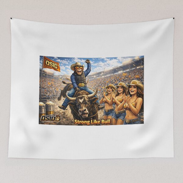 Item preview, Strong Like Bull – OSID Rodeo Mayhem Monkey designed and sold by 131Mayhem.