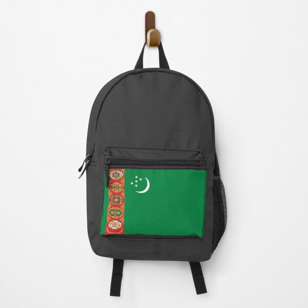 Item preview, Turkmenistan National Flag - Central Asian Heritage & Carpet Art Pride designed and sold by NTGUILTY.