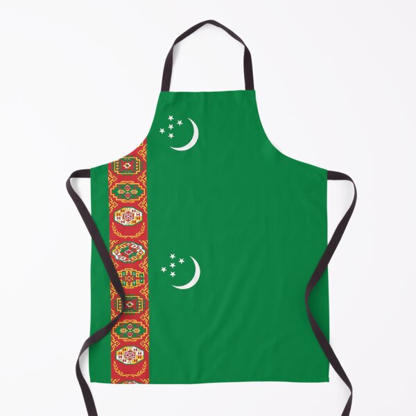 Item preview, Turkmenistan National Flag - Central Asian Heritage & Carpet Art Pride designed and sold by NTGUILTY.
