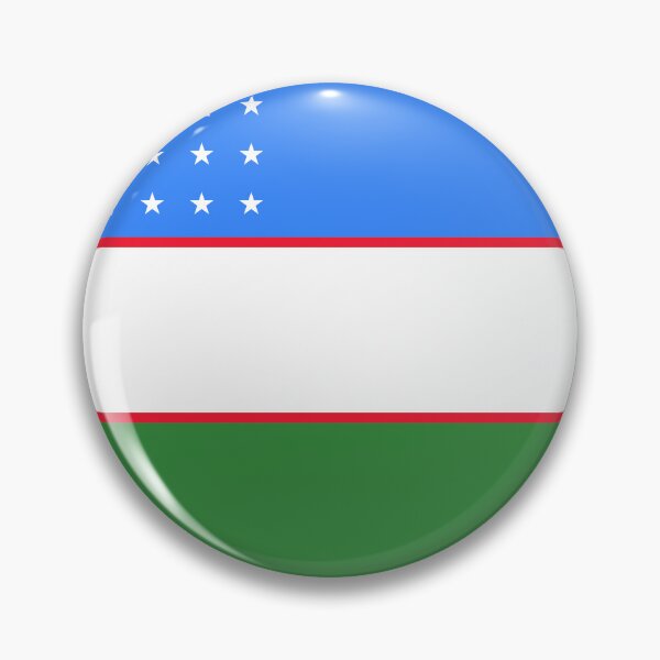 Item preview, Uzbekistan National Flag - Silk Road Heritage & Central Asian Pride designed and sold by NTGUILTY.