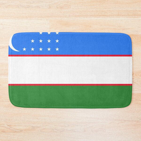 Item preview, Uzbekistan National Flag - Silk Road Heritage & Central Asian Pride designed and sold by NTGUILTY.