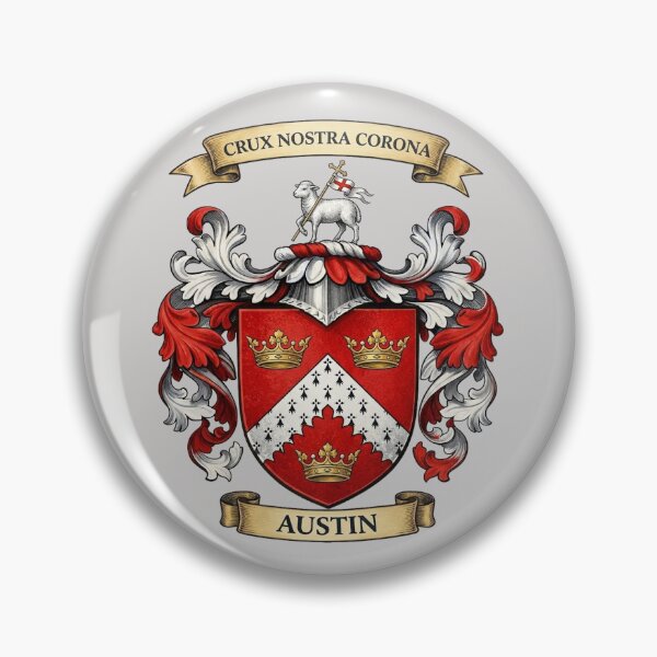 Item preview, The Austin Family Coat of Arms designed and sold by BagTown Clans.