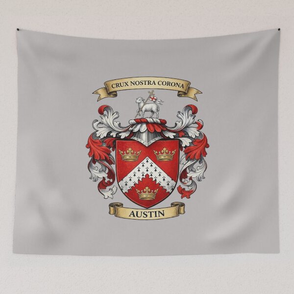 Item preview, The Austin Family Coat of Arms designed and sold by BagTown Clans.