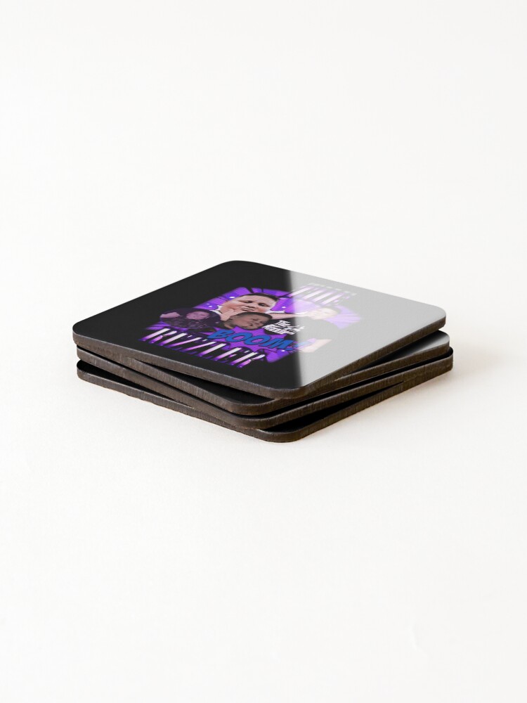 Thumbnail 4 of 5, Coasters (Set of 4), The Rizzler Costco Guys Rizz Face Rizzler designed and sold by kar779.