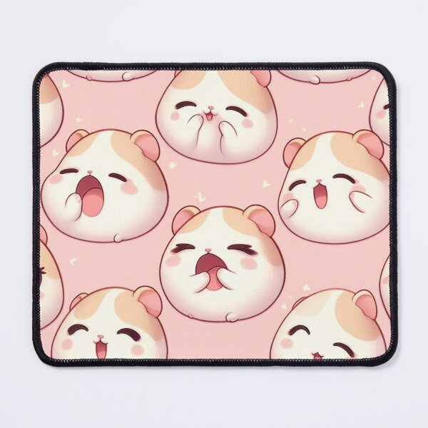Item preview, Kawaii Sleepy Hamster Faces designed and sold by HeyHas.