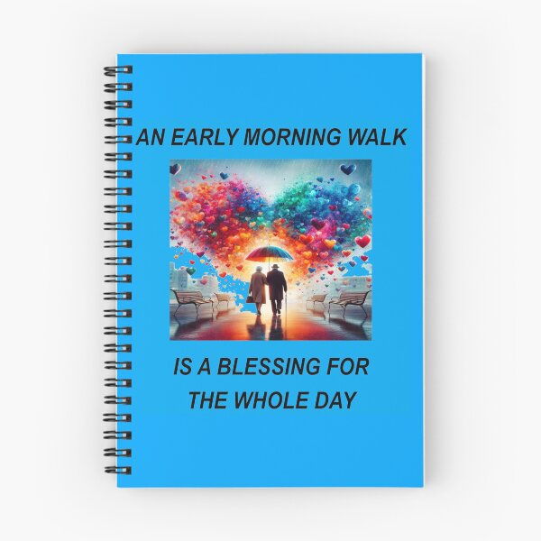 Item preview, AN EARLY MORNING WALK IS A BLESSING FOR THE WHOLE DAY designed and sold by oceantospace.