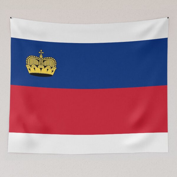 Item preview, Liechtenstein National Flag - Princely Heritage & Alpine Pride designed and sold by NTGUILTY.