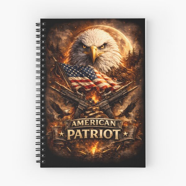 Item preview, American Patriot Bald Eagle – Vintage Military Style Freedom Artwork designed and sold by T-Shirt-Group.
