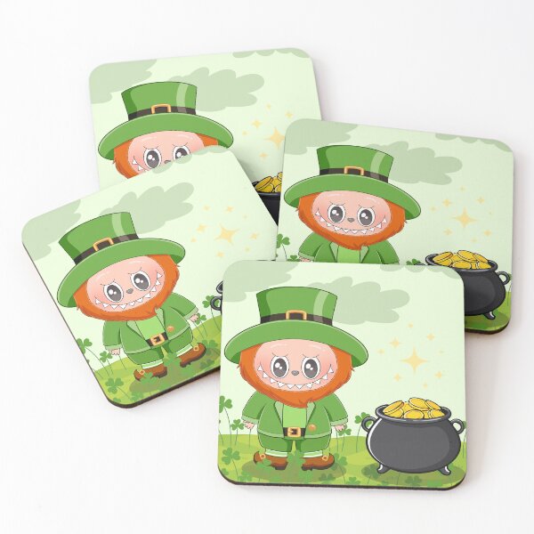Item preview, St. Patrick’s Day Labubu designed and sold by MirasolCyShop.