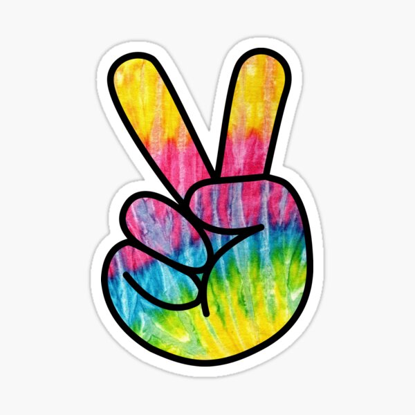 Hippie peace Sticker