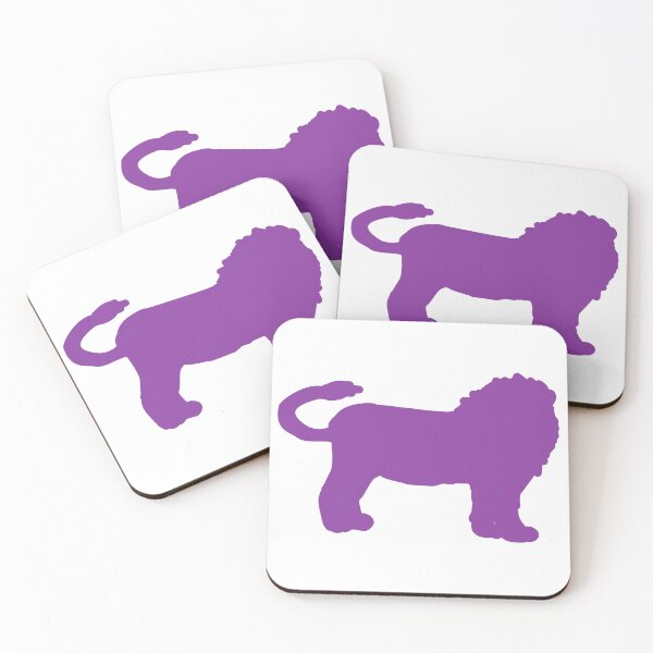 Item preview, Purple Lion Zodiac Silhouette – Regal Cosmic Design designed and sold by Theo86.