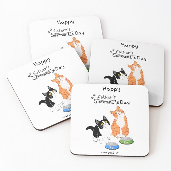 Item preview, Funny Happy Father's Day from Fur Baby Cats designed and sold by MYCatStuff.