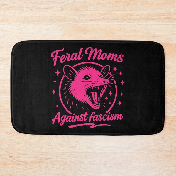 Item preview, Feral Moms Against Fascism Funny Opossum Lover designed and sold by gunaone-design.
