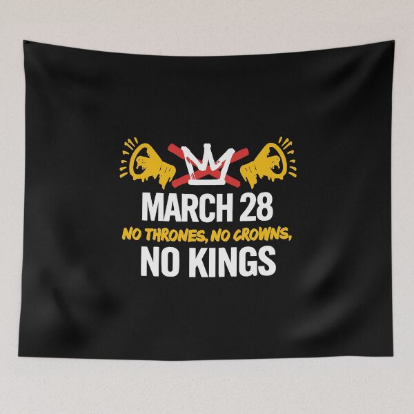 Item preview, No Kings in America March 28 202 designed and sold by DexertimaArt.