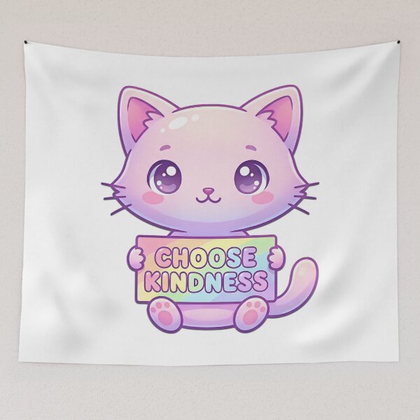 Item preview, Choose Kindness Cute Kitten designed and sold by Visual Dept..
