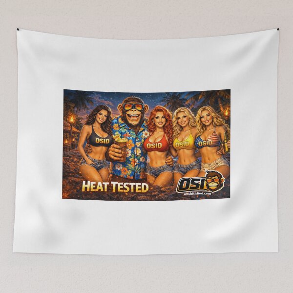 Item preview, Heat Tested – OSID Tiki Bar Party Monkey designed and sold by 131Mayhem.