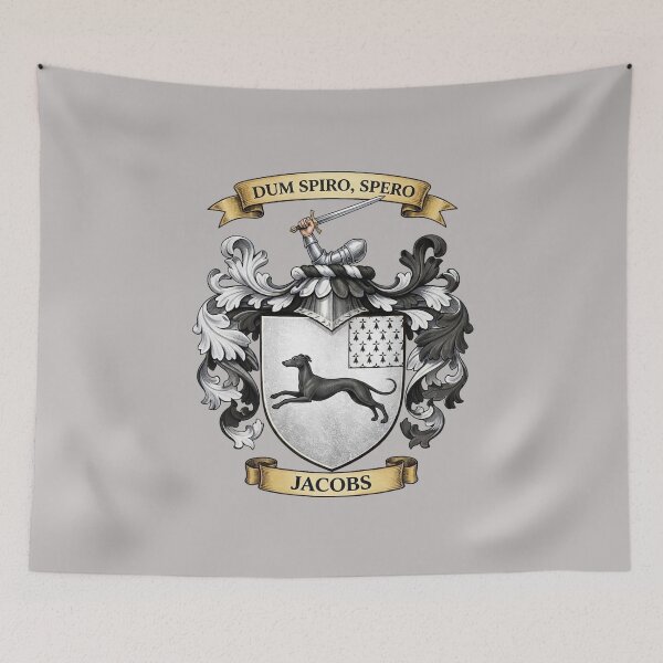 Item preview, The Jacobs Family Coat of Arms designed and sold by BagTown Clans.