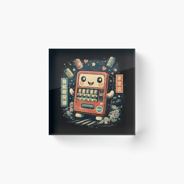 Item preview, Kawaii Tokyo Vending Machine Cute Japan Mascot Retro Japanese Aesthetic designed and sold by VaporTokyo.
