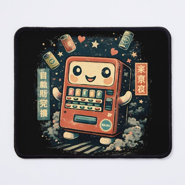 Item preview, Kawaii Tokyo Vending Machine Cute Japan Mascot Retro Japanese Aesthetic designed and sold by VaporTokyo.
