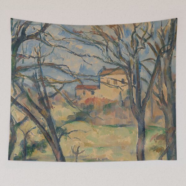 Item preview, Trees and Houses Near the Jas de Bouffan by Paul Cézanne designed and sold by AnimaliaStar.